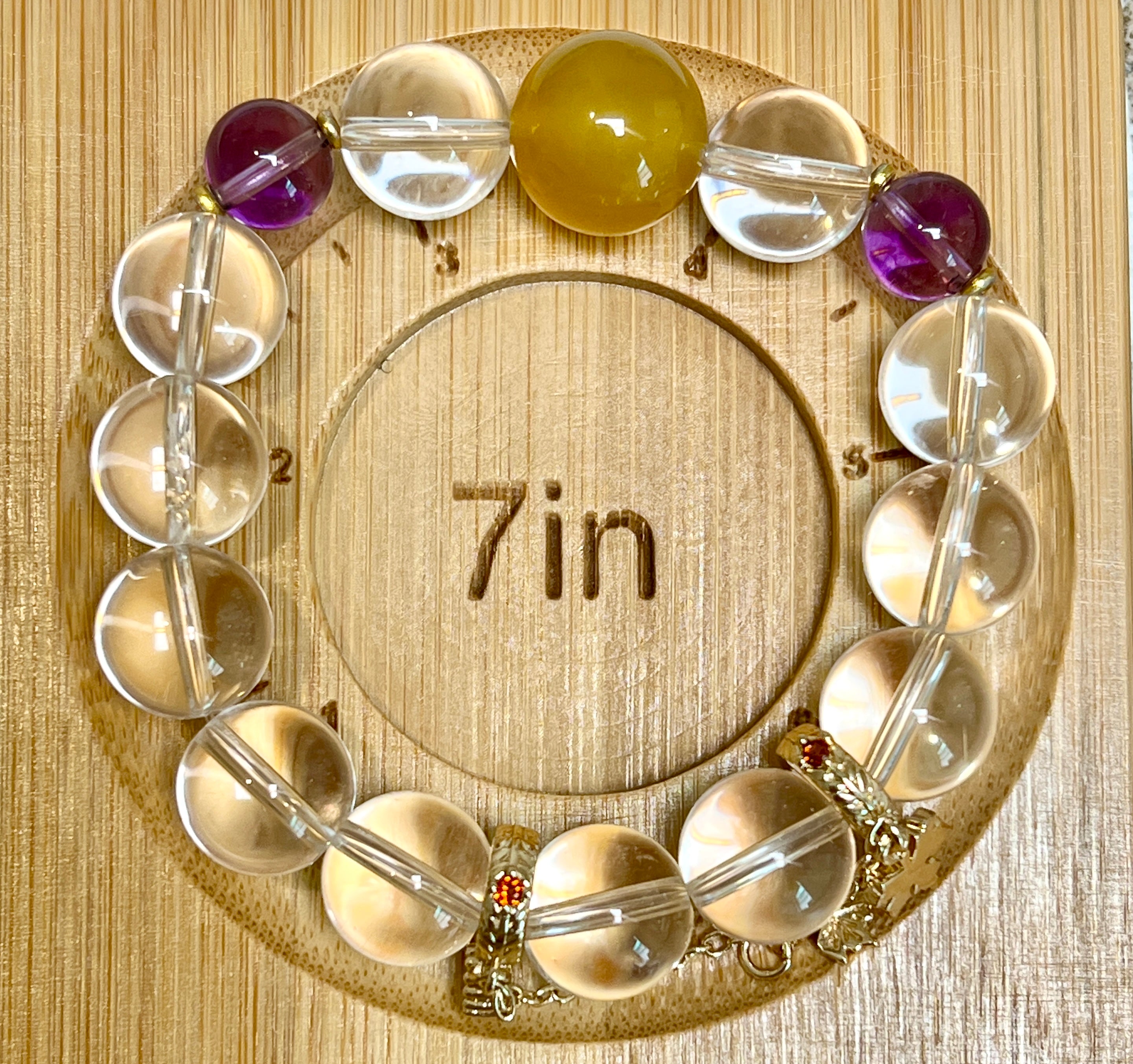 Clear Quartz Balance Bracelet 12mm