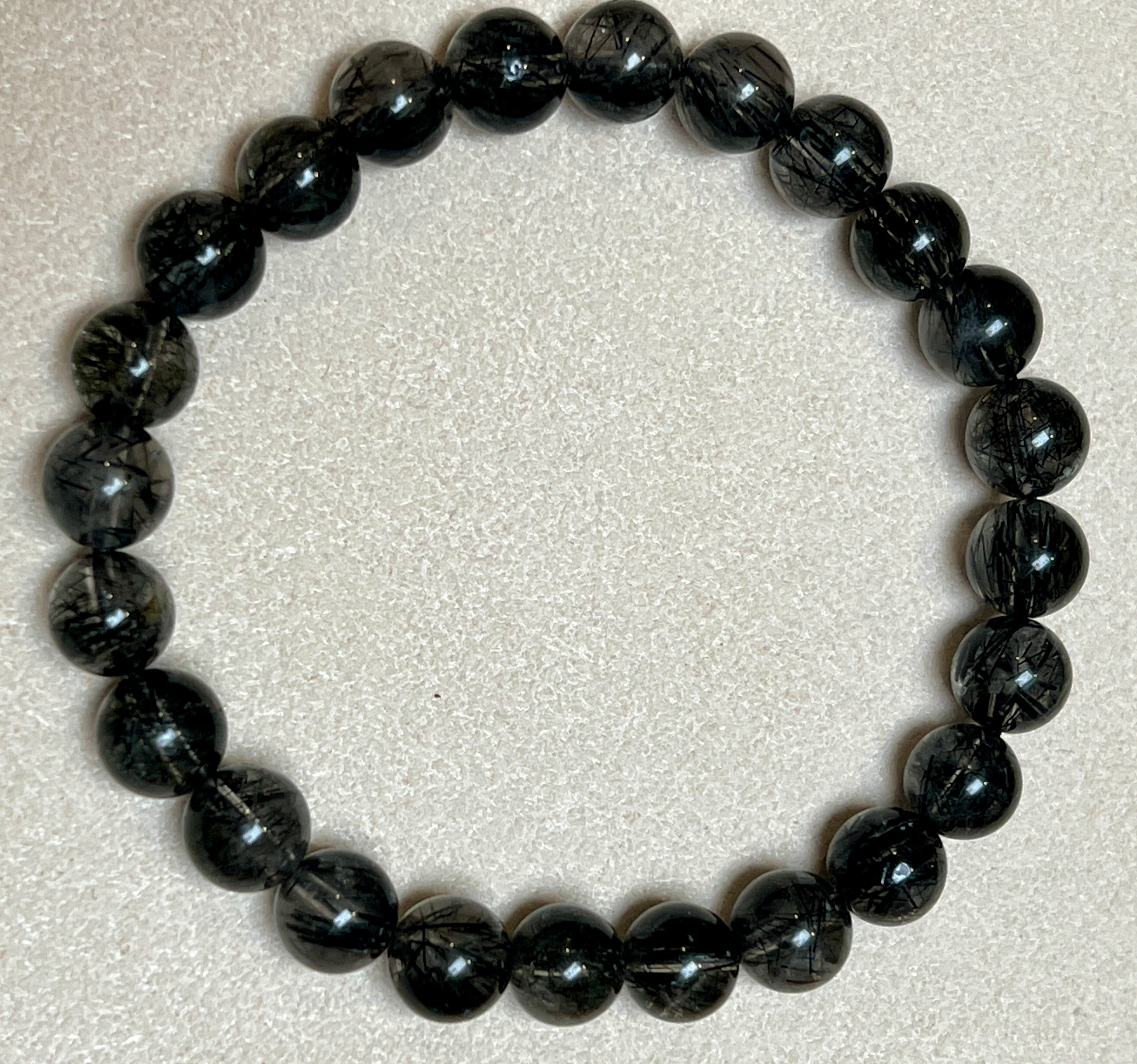 Black Rutilated Quartz 8mm