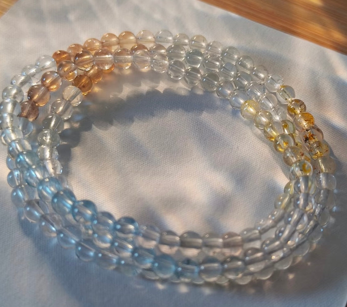 Radiant Topaz Triple Wrap