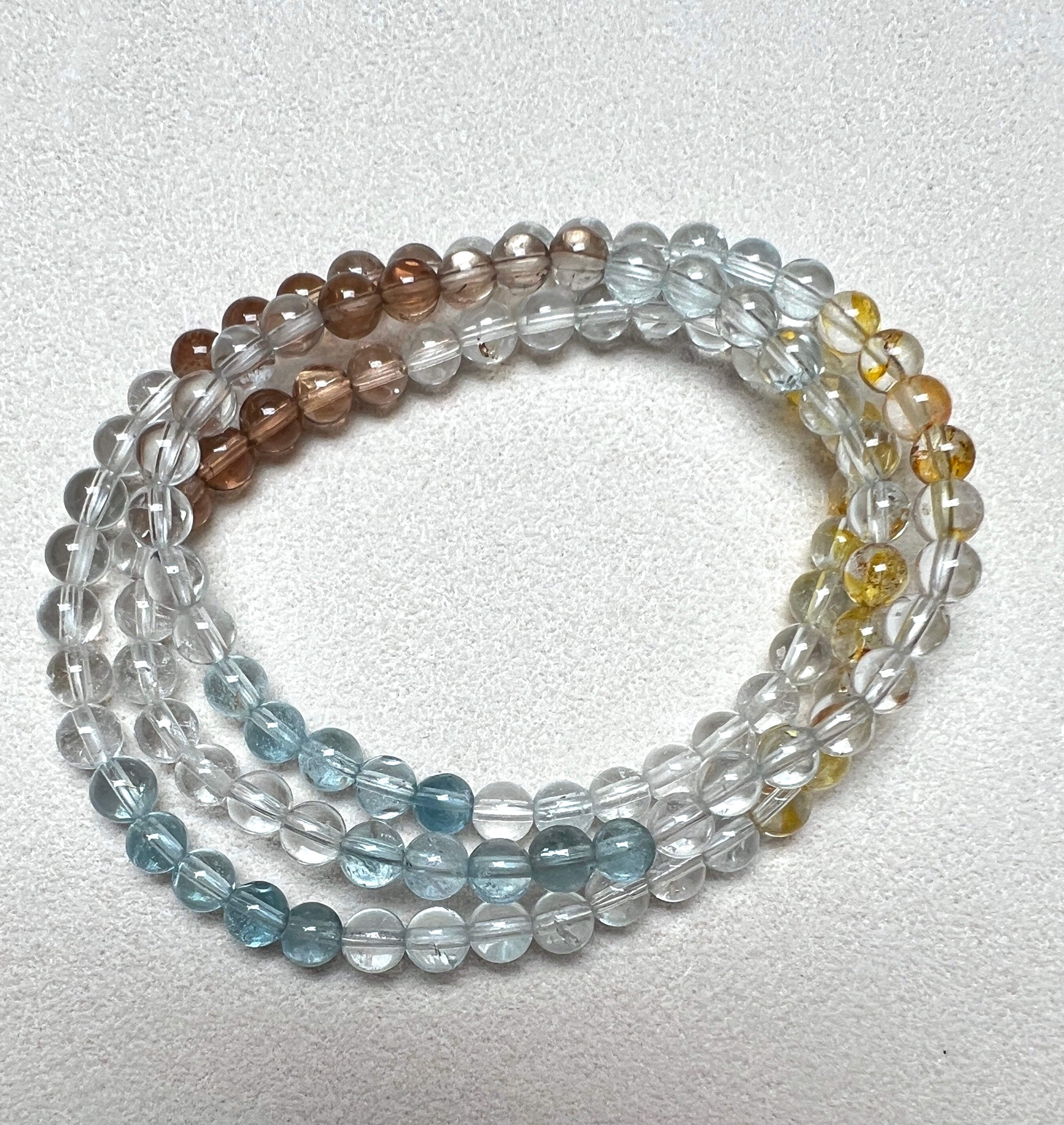 Radiant Topaz Triple Wrap