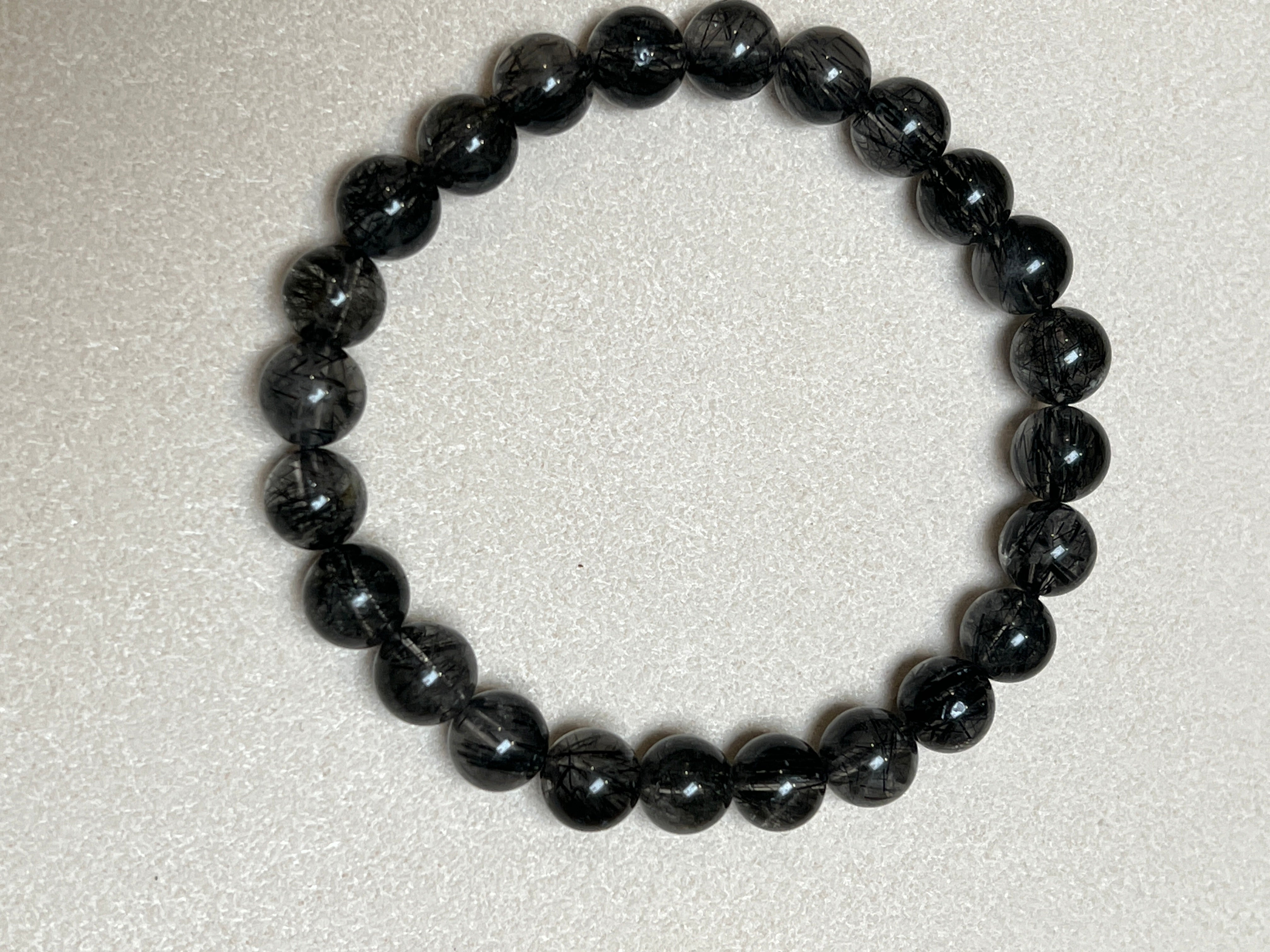 Black Rutilated Quartz 8mm