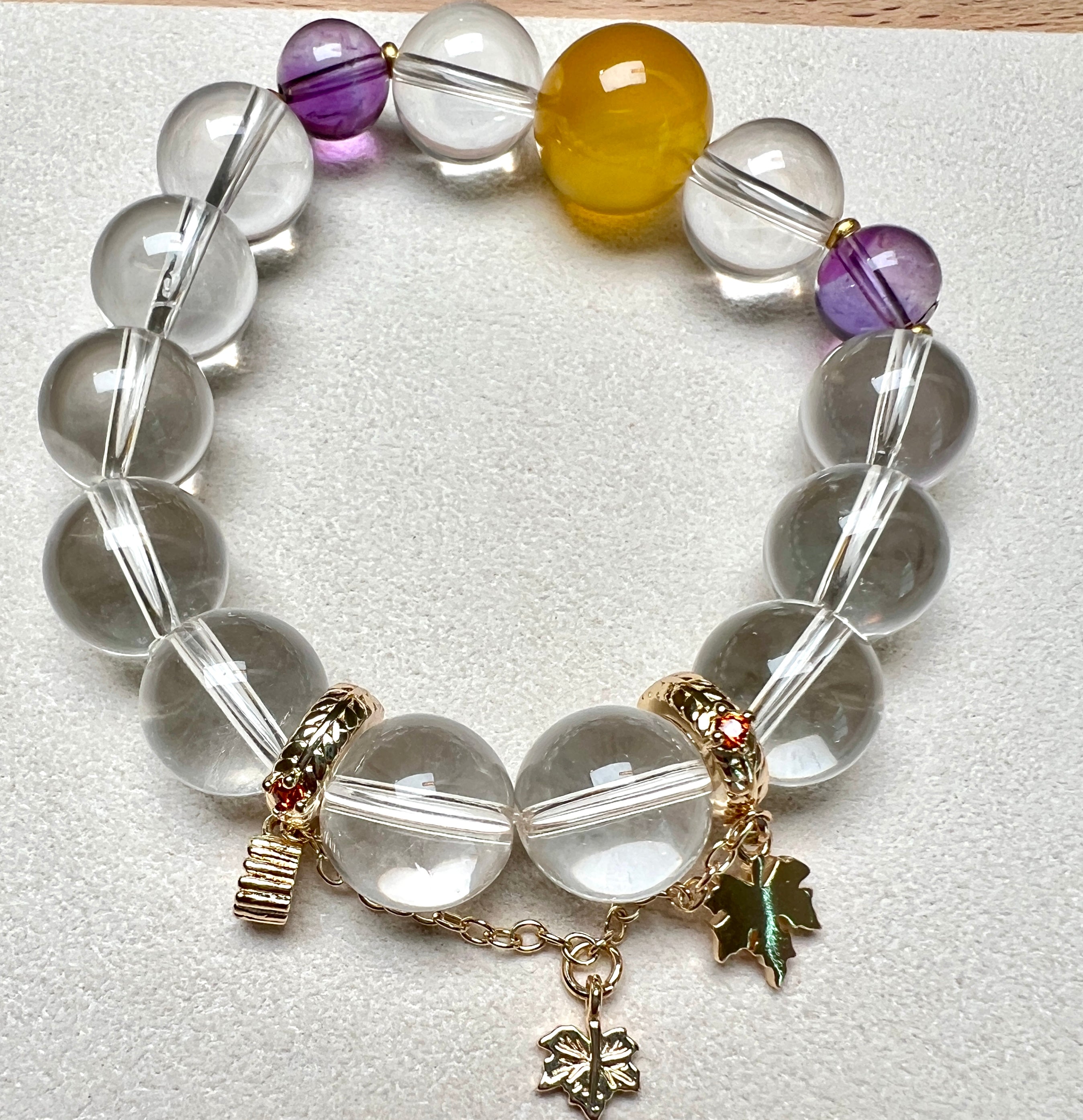 Clear Quartz Balance Bracelet 12mm