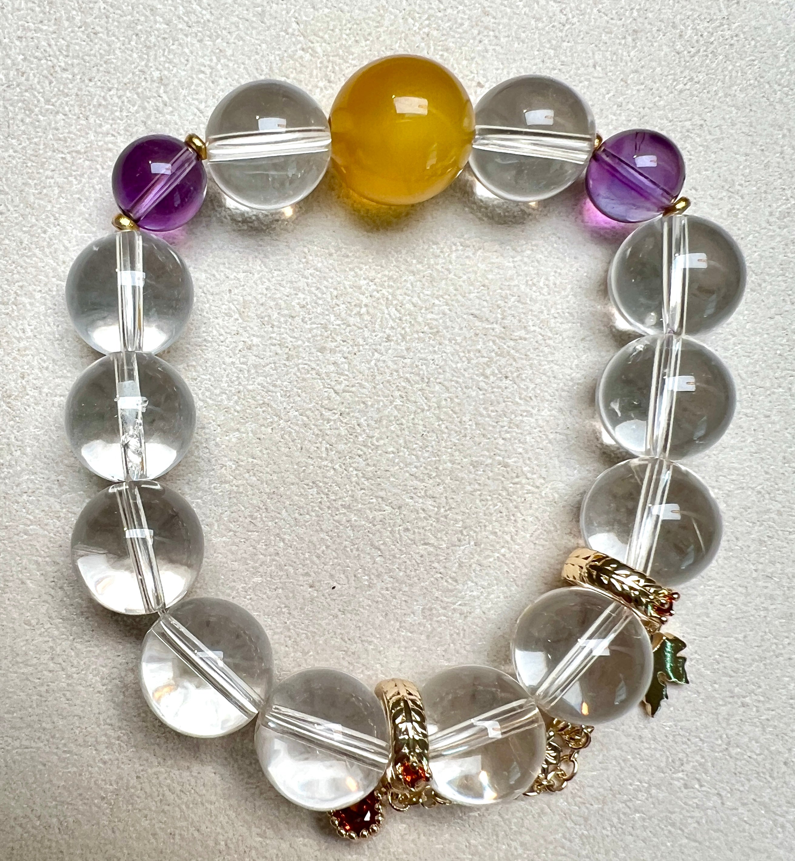 Clear Quartz Balance Bracelet 12mm