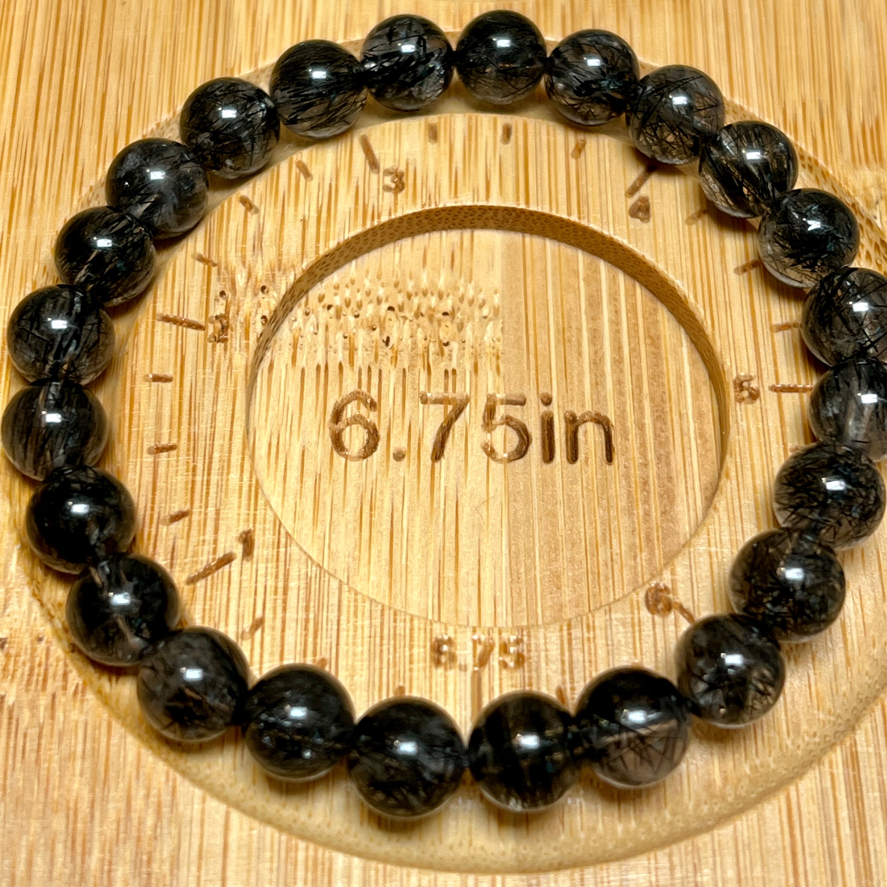 Black Rutilated Quartz 8mm