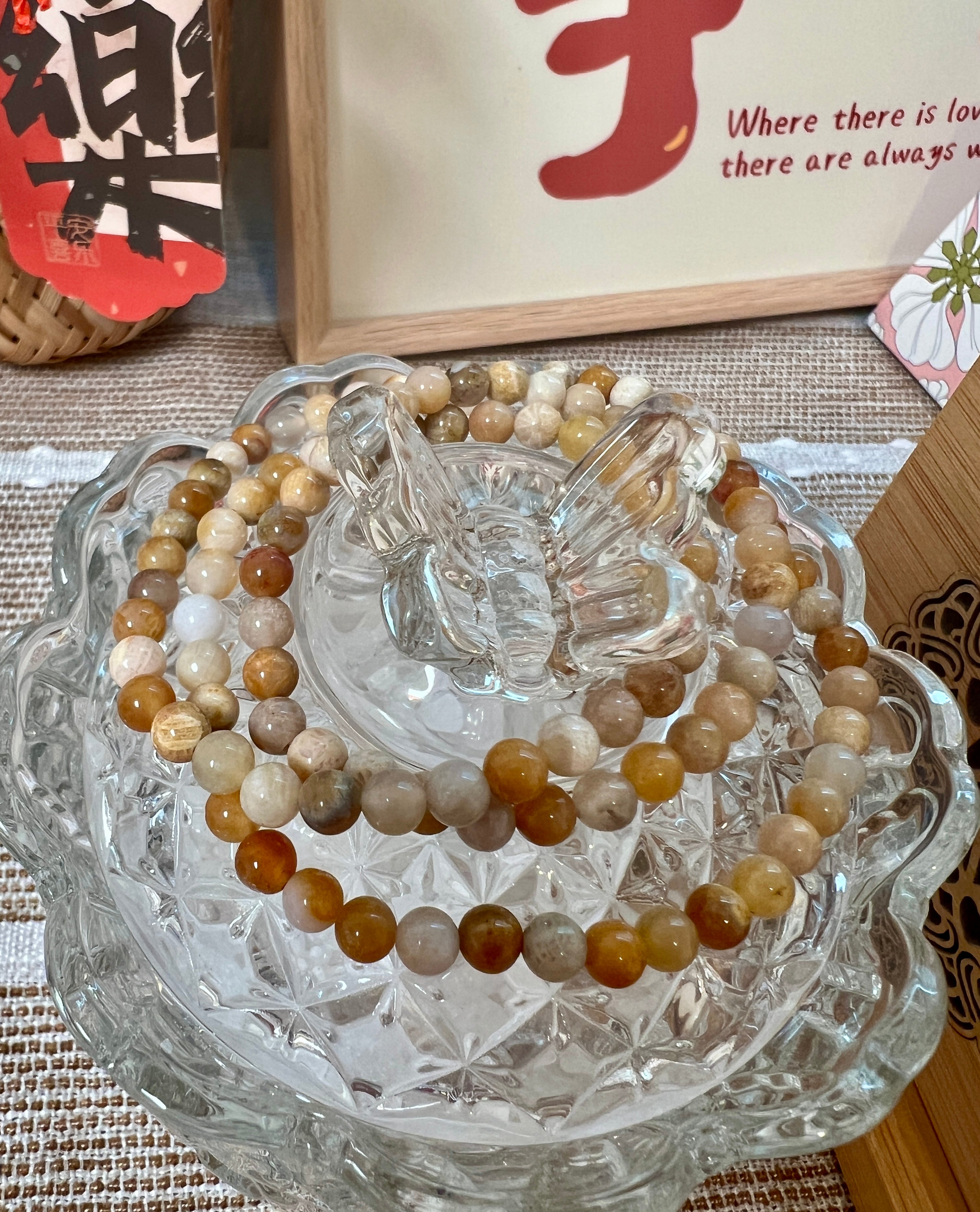 Time Guardian Coral Agate