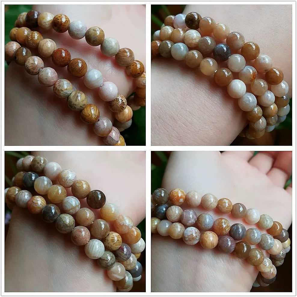 Time Guardian Coral Agate